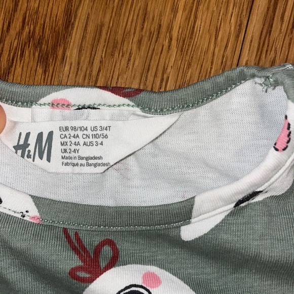 H&M bunny dress3/4T - Picture 3 of 4